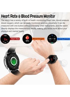 RollsTimi  Men's Smartwatch 1.43" Amoled HD Full Touch Screen Fitness Tracker Heart Rate Blood Pressure Sleep Monitor Business Sports Smart Watch for Men  - Image 4