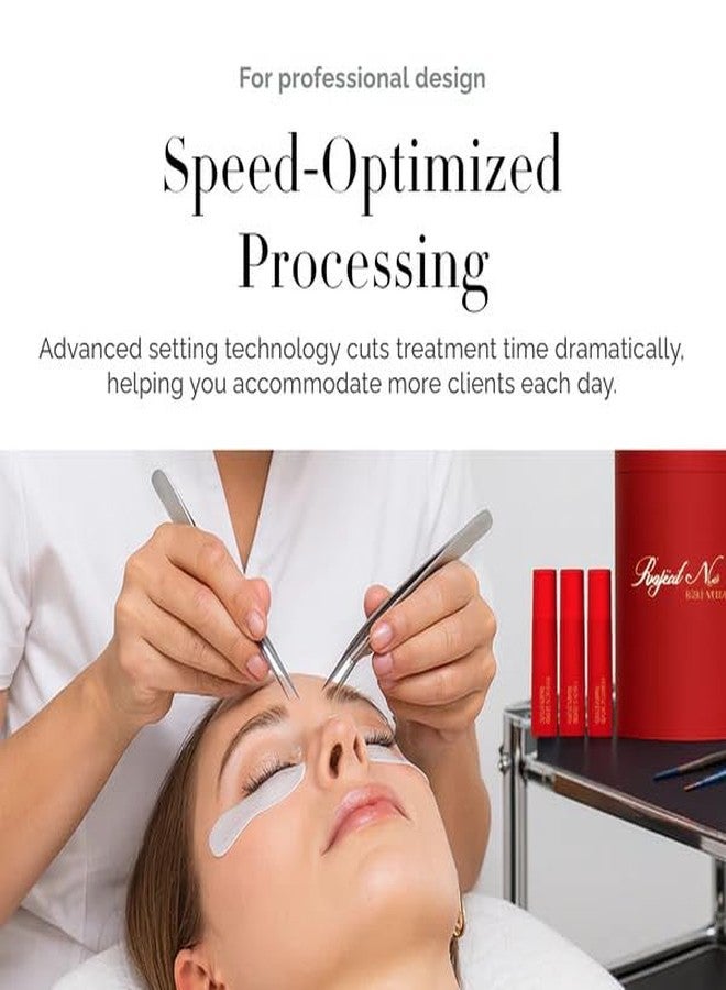 DLUX PROFESSIONAL Korean Lash Lift Kit – Rapid No.5 Eyelash Perm Kit, Semi-Permanent DIY Lash Lift, Lash Lamination and Brow Lamination Kit, Lasts Up to 4 Weeks, Salon and Home Use - Image 4