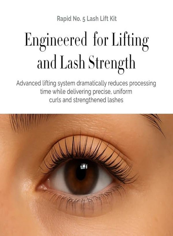DLUX PROFESSIONAL Korean Lash Lift Kit – Rapid No.5 Eyelash Perm Kit, Semi-Permanent DIY Lash Lift, Lash Lamination and Brow Lamination Kit, Lasts Up to 4 Weeks, Salon and Home Use - Image 3