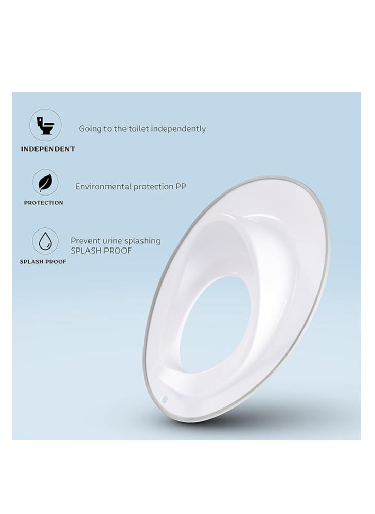 turtees - turtees® Baby Potty Training Seat for Boys and Girls, Fits Round & Oval Toilets, Non-Slip with Splash Guard, Includes Free Storage Hook - Image 1
