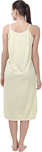 BLAZON Women's Cotton Hosiery Solid Maxi Sublime Night Dress (13005 Olivine_01_L_Olivine_L) - Image 5