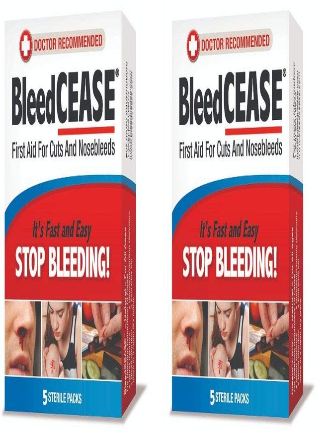 BLEEDCEASE Stop Bleeding STERILE 5 Count 2 Pack - Image 1