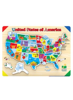THE LEARNING JOURNEY Lift & Learn Puzzle Usa Map Puzzle For Kids Preschool Toys & Gifts For Boys & Girls Ages 3 And Up United States Puzzle For Kids Award Winning Toys  - Image 3