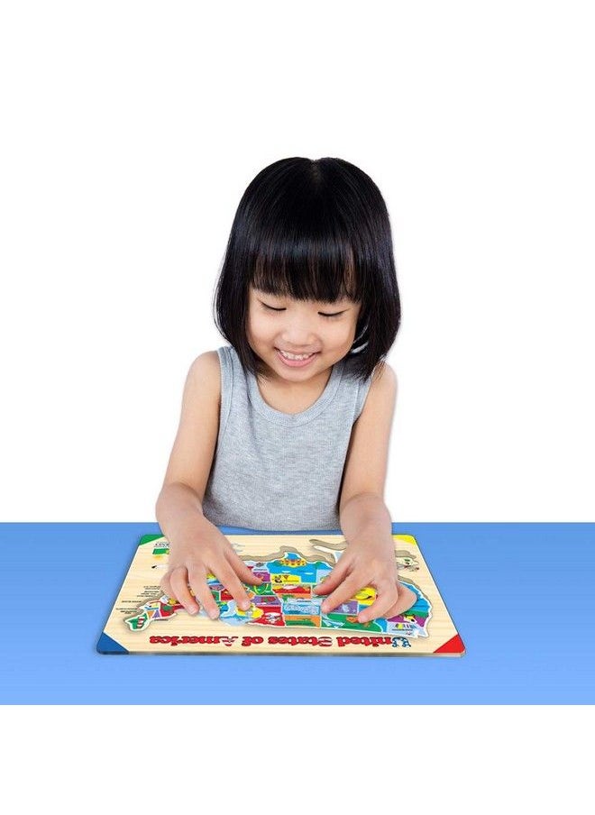 THE LEARNING JOURNEY - Lift & Learn Puzzle Usa Map Puzzle For Kids Preschool Toys & Gifts For Boys & Girls Ages 3 And Up United States Puzzle For Kids Award Winning Toys - Image 1