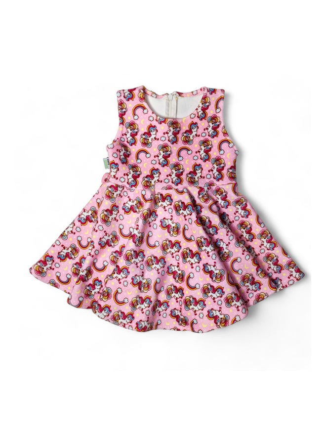 BabyShoora Girls set dress + undershirt + belt  - Image 2
