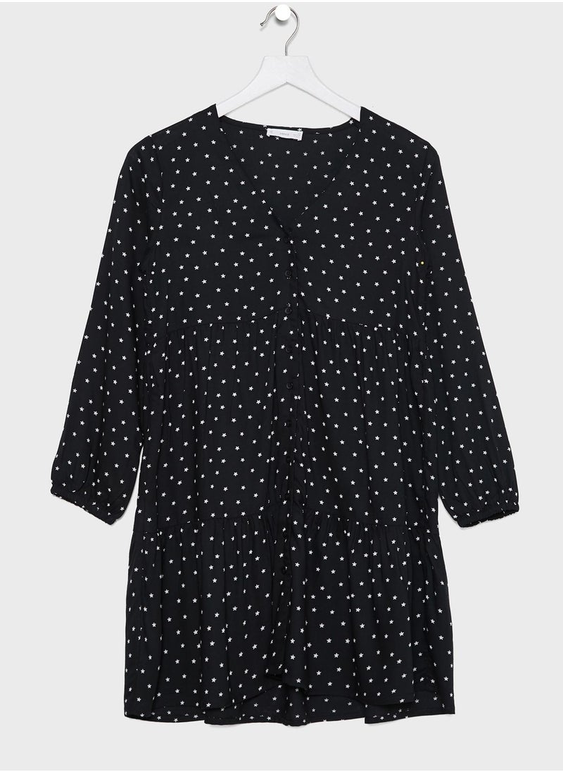MANGO - Kids Dot Print Dress - Image 1