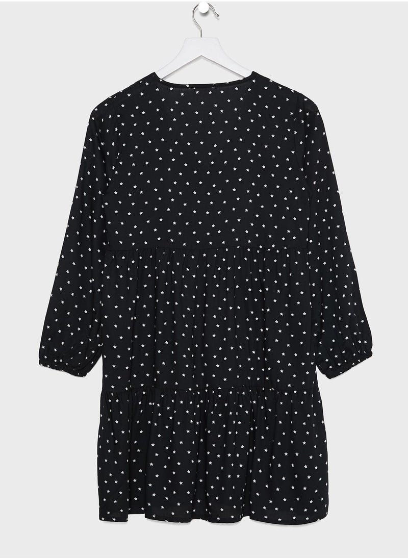 MANGO - Kids Dot Print Dress - Image 1