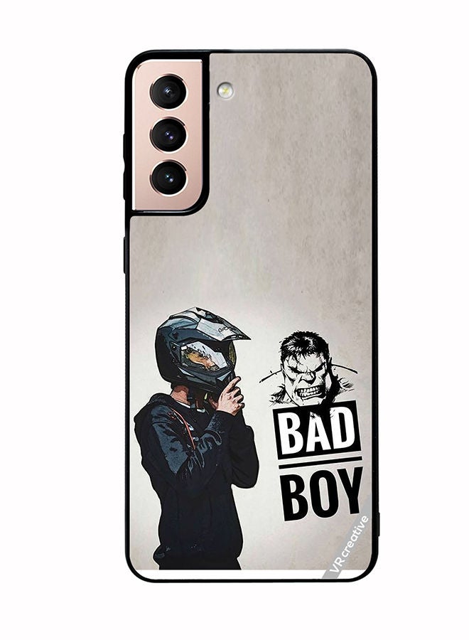 VR CREATIVE Protective Case Cover For Samsung Galaxy S21 5G Bad Boy Design Multicolour - Image 1