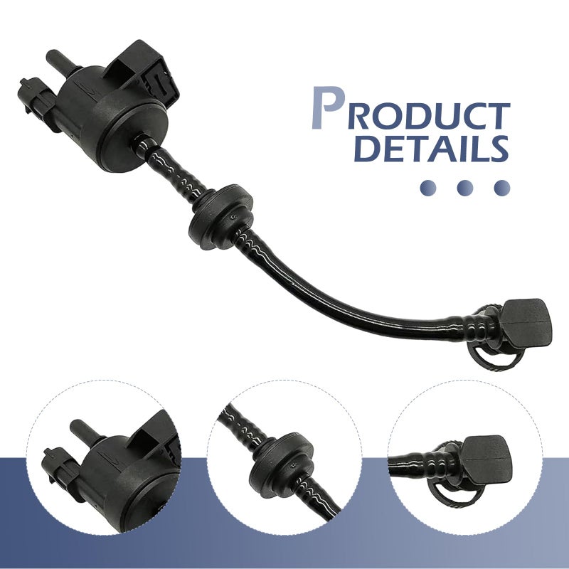 CyperFair Vapor Canister Purge Valve - High Temperature Resistant EVAP Emission Purge Valve Replacement for Chevrolet Cruze, Compatible with 55573017, PV704, 2M1338, 55576071, 0280142 (Black) - Image 3