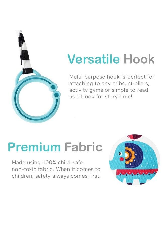 Urban Kiddy ™ Baby My First Family Album ; Soft Photo Cloth Book Gift Set For Newborn Toddler & Kids (Elephant) - Image 5