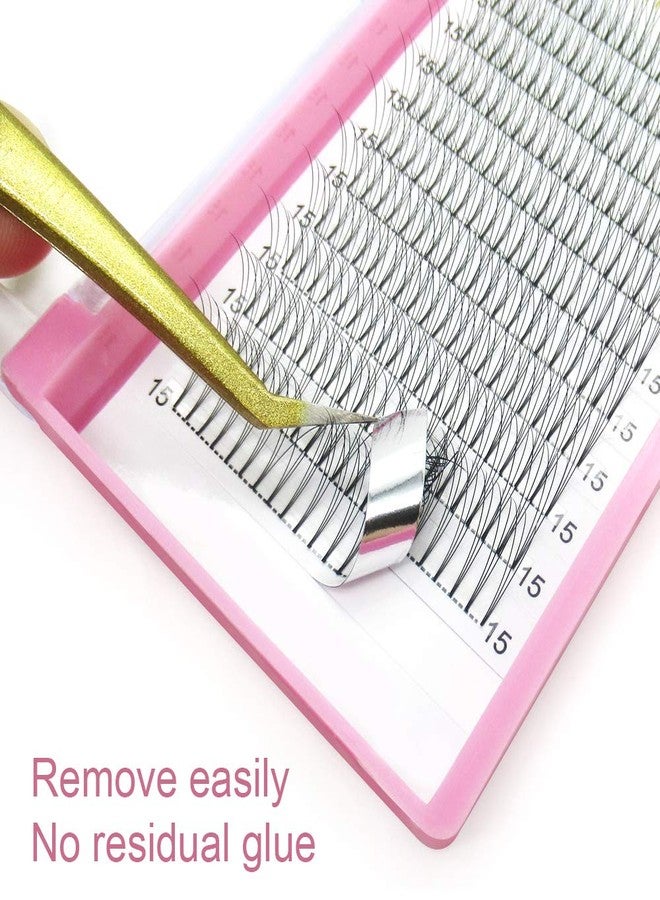 PRO LASHBEAUTY Premade Fans Eyelash Extensions 3D-C-0.10-14 Short Stem Premade Volume Eyelash Extensions 9 to 20 mm Pre made Lash Fans 3D 5D 7D Volume Lash Extensions .07 .10 C D Curl(3D-C-0.10,14mm) - Image 4