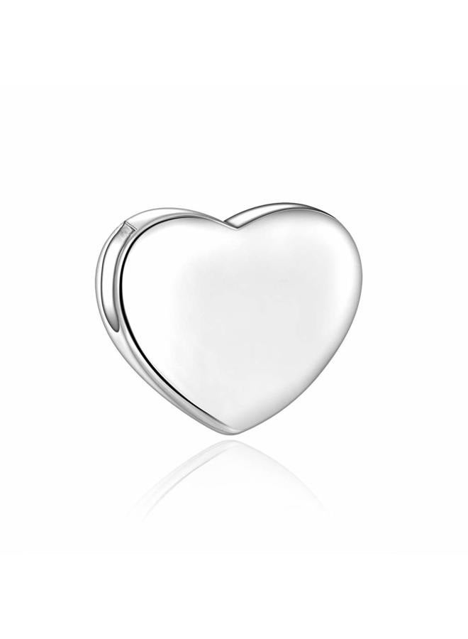 Candyfancy Initial Pendant 925 Sterling Silver Letters Personalized Alphabet Pendant Fit 1mm Box Chain, Metal - Image 1