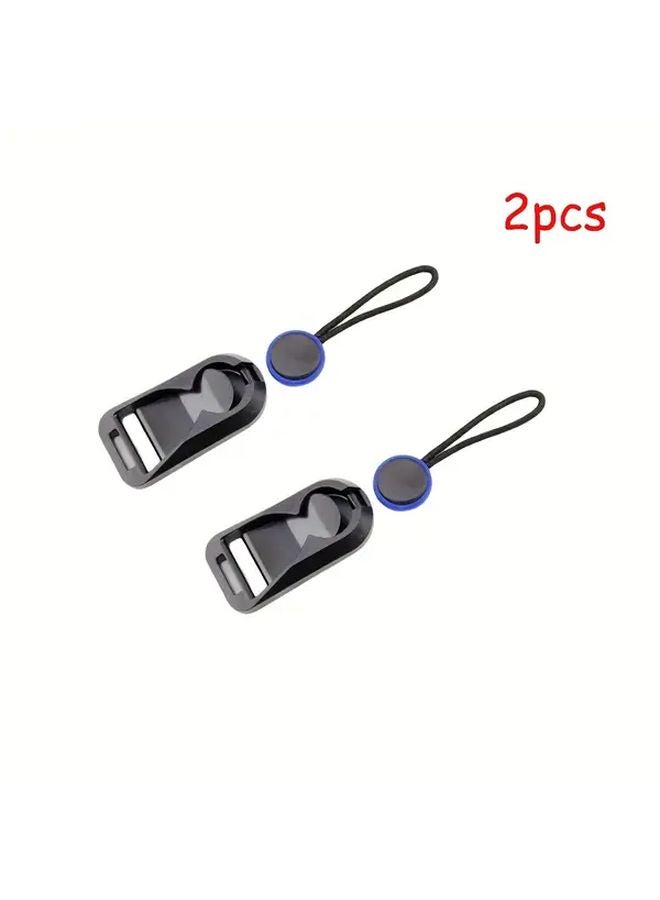 Blue Quick Release Buckles 2pcs for Camera Shoulder Wrist Straps - Image 1