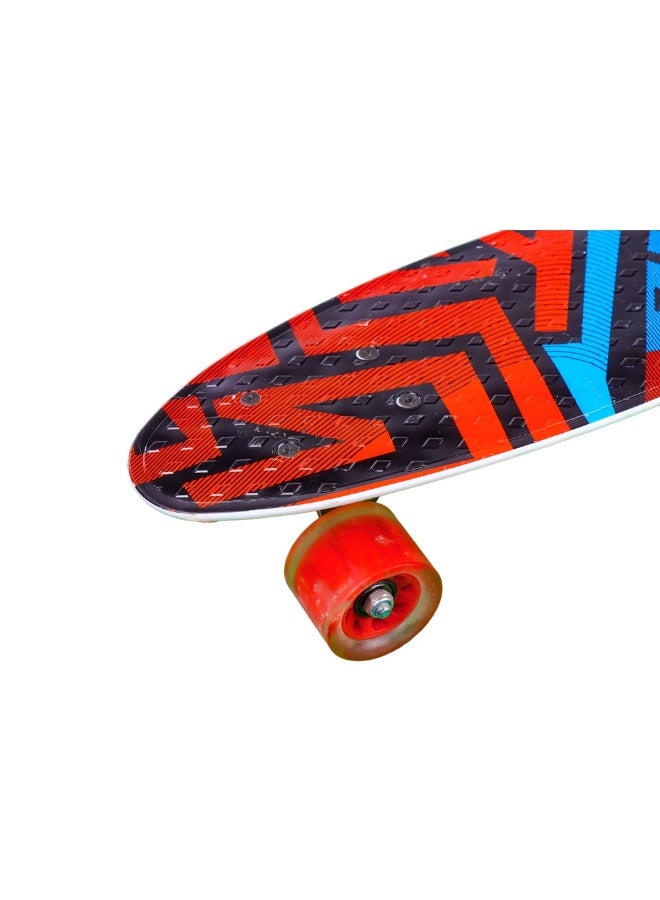 لوح تزلج انماط احمر في ازرق - 214 - Image 2