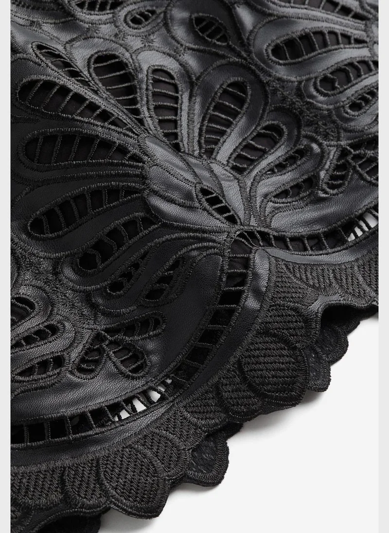 H&M Lace Mini Skirt