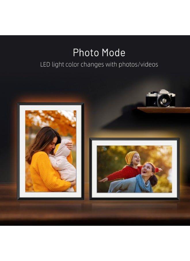 ASIV 32GB Digital Picture Frame 10.1 Inch LED Light Digital Photo Frame with 1280 * 800 IPS Full HD Touchscreen, WiFi Smart Frame Share Photos and Videos via AiMOR App for Anywhere  - Image 3