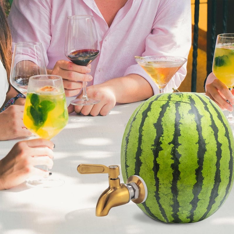 Lyty Stainless Steel Watermelon Keg Tap Kit - [Leakproof] [NO Clog] Pumpkin Fruit Keg Tapping with Coring Tool, [Adjust Shank] Watermelon Spigot for Cocktail Party-Ice Tea Drink Dispenser Spout - Image 2