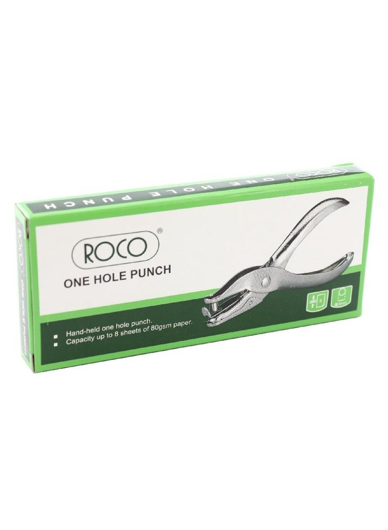 ROCO Single Hole Paper Punch Office Desk Accessory for Home School Daily Use Durable Compact Design - Image 3
