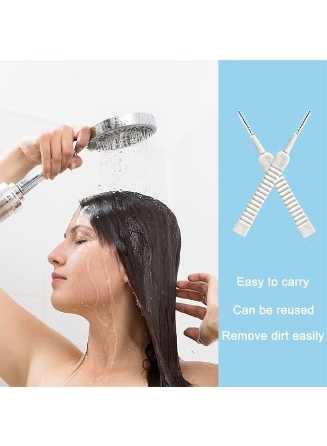50Piece Shower Nozzle Cleaning Brush, Anti Clogging Nylon Cleaning Brush, Gap Hole Cleaning Brush for Bathroom Shower Cleaning Tool  - Image 3