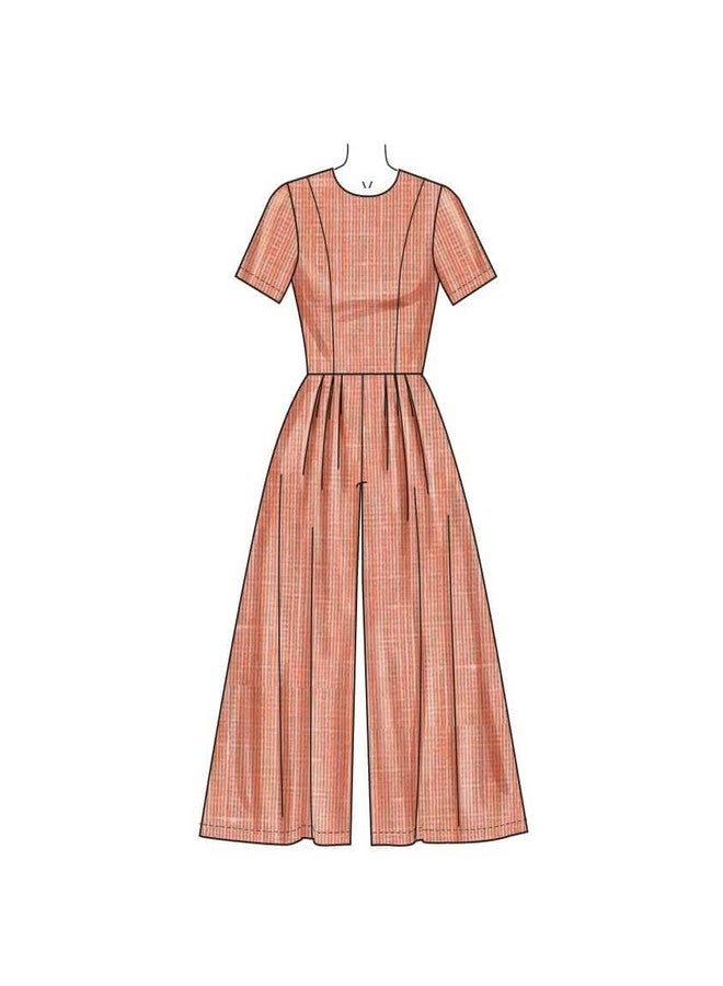 New Look UN6777A Easy to Make Misses' Close Fitting Dress and Jumpsuit Sewing Pattern Packet, Design Code N6777, Sizes 8-10-12-14-16-18-20, Multicolor - Image 4