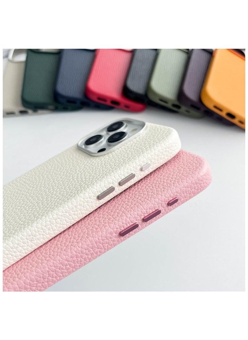Charome - Charome CA14 Luxurious Lychee Pattern MagSafe-Compatible iPhone 16 Pro / Max Case with Enhanced Grip and Durable Protection Stylish Design, Anti-Scratch, Wireless Charging Compatible - Image 1