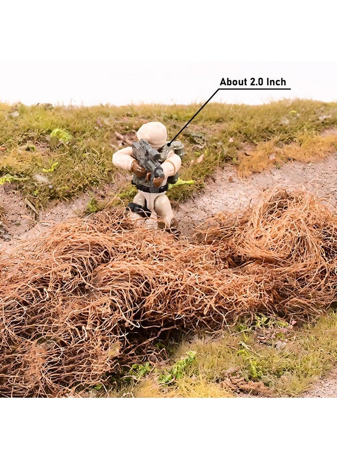 Warmtree Simulation Grass Miniature Static Grass Model Grass Diorama Supplies Artificial Grass for Diorama Materials Train Landscape Railroad Scenery Sand Military Layout Model - Image 2