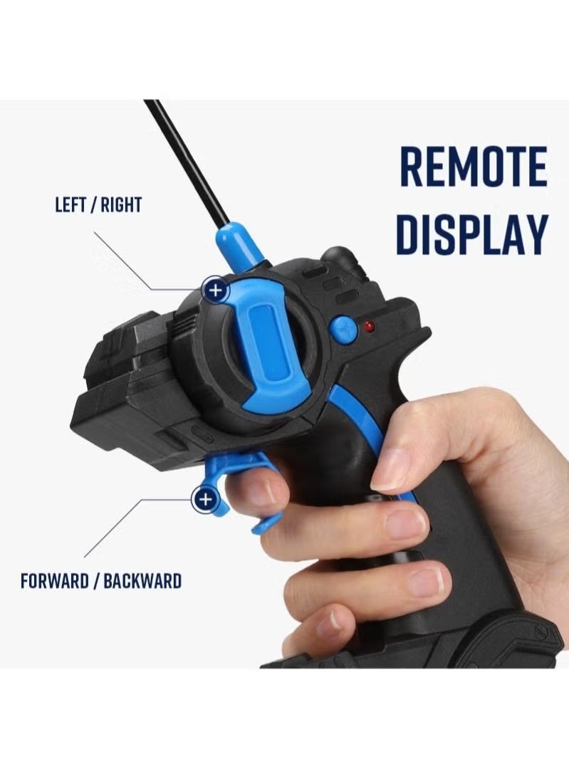 روفر شاحنة تحكم عن بُعد راديو كونترول  سيارة التسلق المصنوعة من خليط معدني للطرق الوعرة باللون الأزرق - Image 3