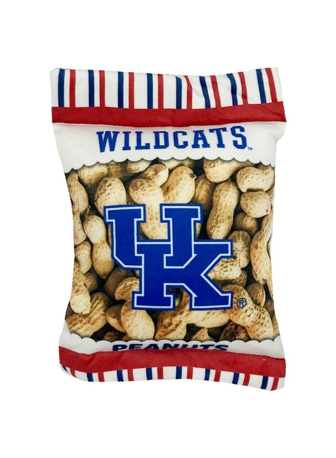 Pets First NCAA Kentucky Wildcats Crinkle FINE Plush Dog & CAT Squeak Toy - Cutest Stadium Peanuts Snack Plush Toy for Dogs & Cats with Inner Squeaker & Beautiful Baseball Team Name/Logo - Image 1