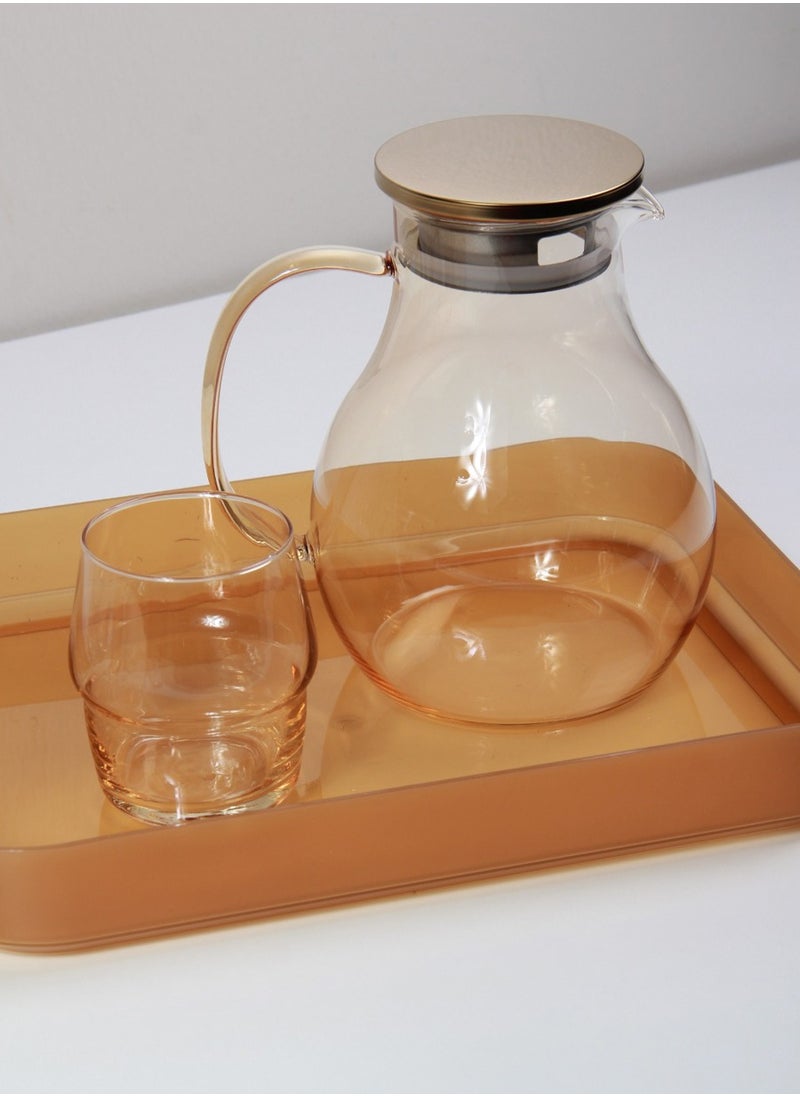 Generic - Juice Drink Jug Set with Cups and serving tray - Image 1