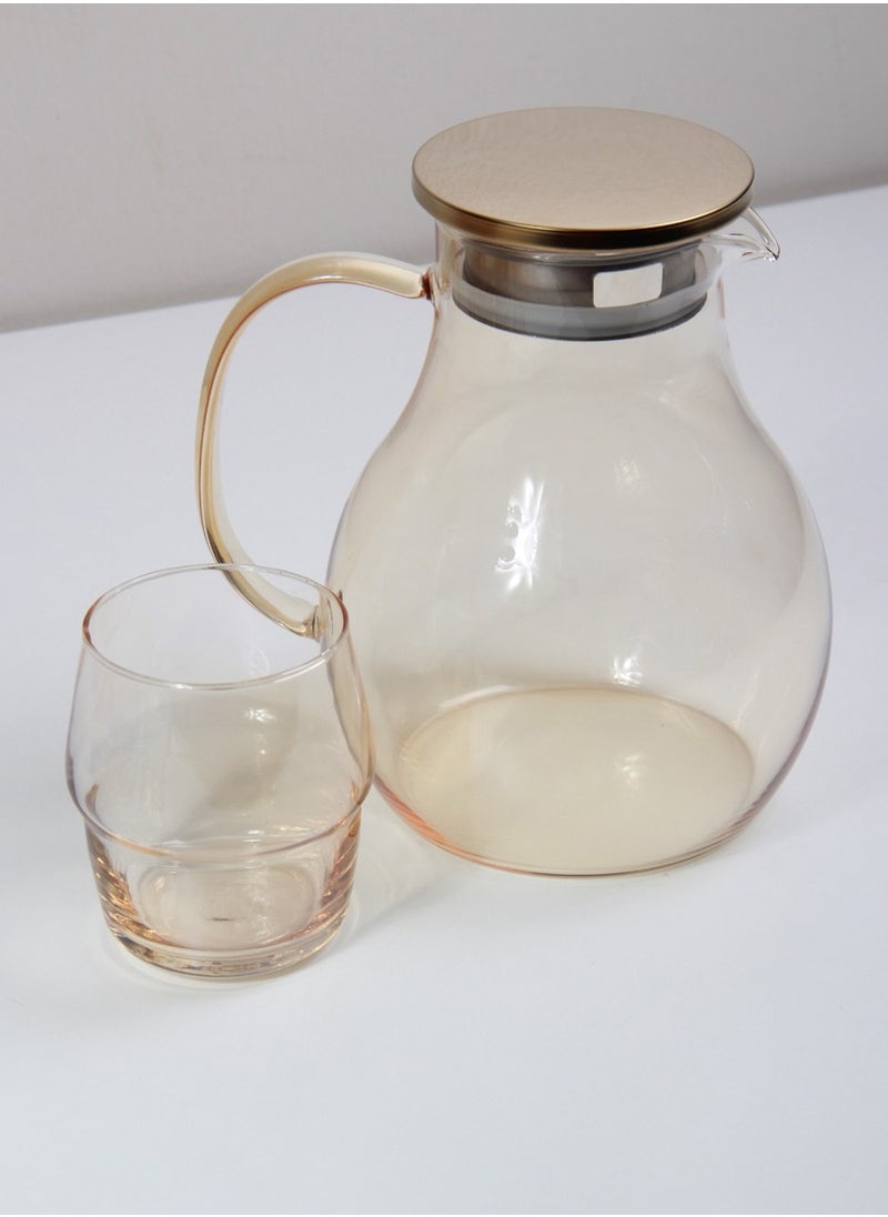 Generic - Juice Drink Jug Set with Cups and serving tray - Image 1