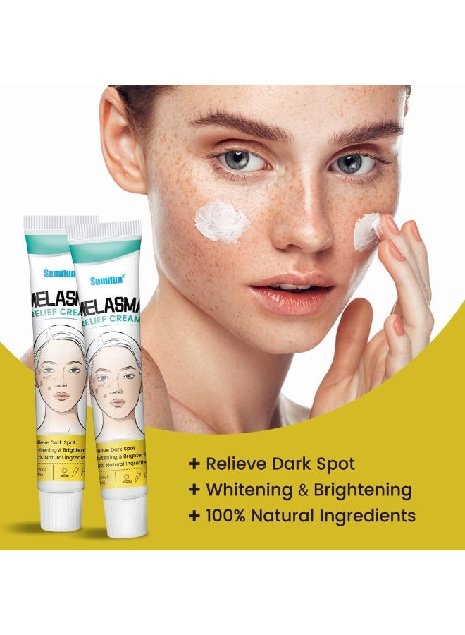 Sumifun Melasma Relief & Skin Whitening Cream, Professional Dark Spot Corrector, Improves Skin Clarity, Reduces Pigmentation and Discoloration, Lightweight Texture for Fast Absorption and Visible Results - Image 4