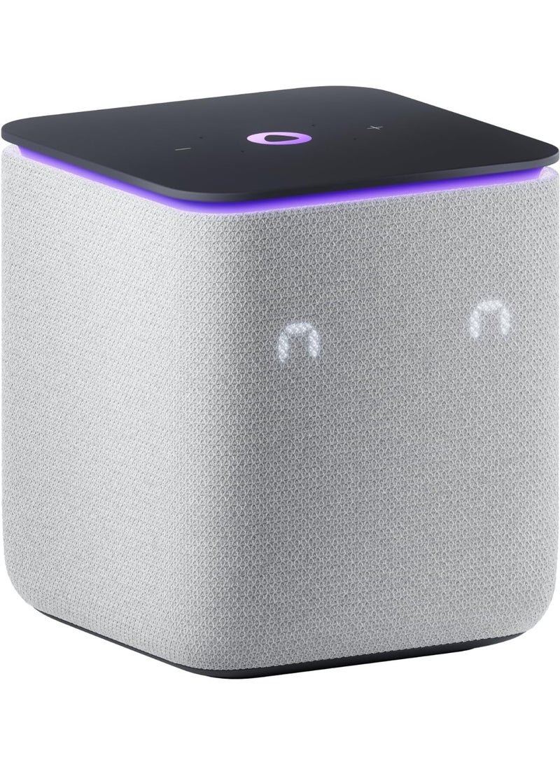 Yango Yasmina Midi | Smart AI Speaker | Premium Sound, Deep Bass & Stereo Pairing | Speaks English & Arabic | YangoPlay unlimited Movies, Series, Music, Quran | Kids Teacher & Translator | Gray - Image 1