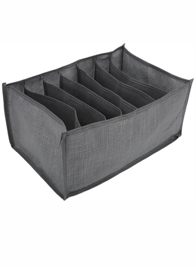 Generic - 3 pieces of clothes organizer. A divided fabric drawer organizer consisting of 3 different sizes. The small size is 35*24 cm, 7 boxes. The medium size is 44*25 cm, 7 boxes. The large size is 44*30 cm, - Image 1