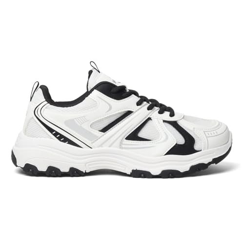 YOHO Tempo Chunky Sneakers for Women|Stylish & Lightweight Casual Sports Shoes for Woman/Girls |Walking, Running, Gym & Everyday Use -0705 | Ash Mist - UK 7 - Image 4