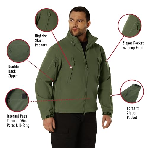 Rothco Coyote Brown Special Ops Tactical Soft Shell Jacket (3X-Large) - Image 3