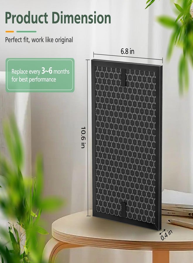 isinlive 3-Pack HRFSC1 Replacement Filter S Compatible with Honeywell HPA3000 PowerPlus and HPA5000 Air Purifier, HRFSC1 Activated Carbon Filter for Home Renovation VOCs - Image 2