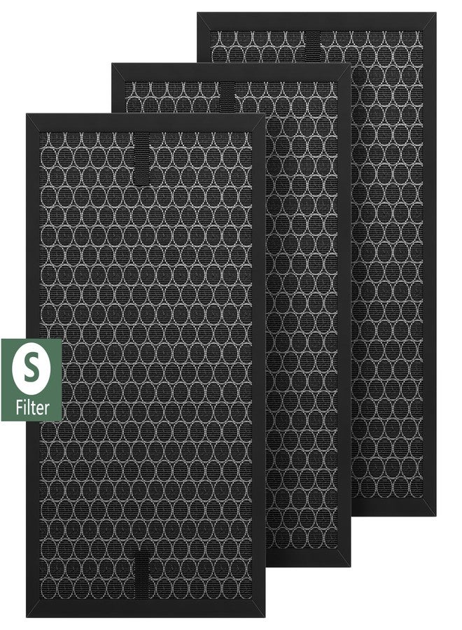 isinlive 3-Pack HRFSC1 Replacement Filter S Compatible with Honeywell HPA3000 PowerPlus and HPA5000 Air Purifier, HRFSC1 Activated Carbon Filter for Home Renovation VOCs - Image 1