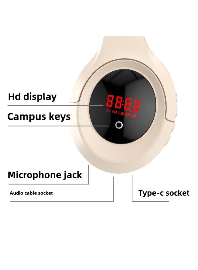Four Or Six Listening Test Headset FM FM University Special Four Special Eight Wireless Bluetooth Headset Direct Supply-Color:Gradient Blue  - Image 3