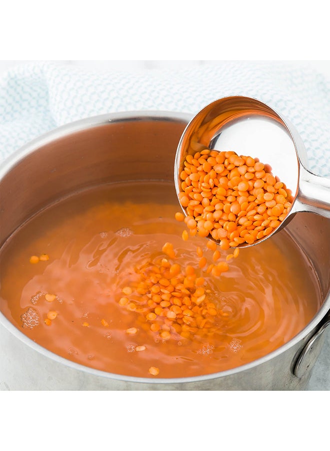 Restaurantware Met Lux 2 Ounce Portion Ladle, 1 With Red Handle Portion Serving Spoon - Does Not Corrode, Dishwashable, Stainless Steel Portion Control Serving Utensil, Multipurpose - Image 5