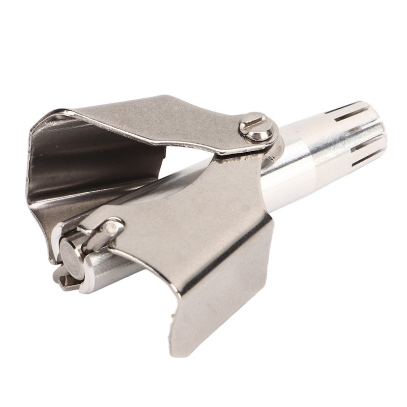 Manual Nose Hair Remover R Shaped 360 Degree Rotary 12 Edged Blade Stainless Steel Nose Hair Trimmer - Image 2
