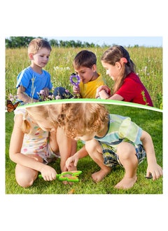 KASTWAVE Magnifying Glass for Kids Insect Magnifying Glass Toy Handheld Magnifier with Shatterproof Lens Butterfly Bee Ladybug Handheld Magnifier for Boys and Girls Gift 3PCS  - Image 5