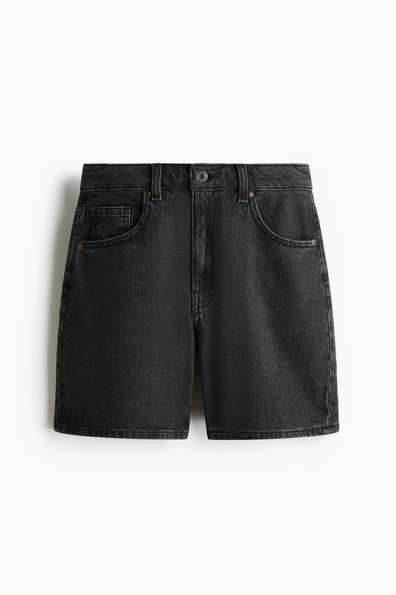 H&M High-waisted denim shorts
