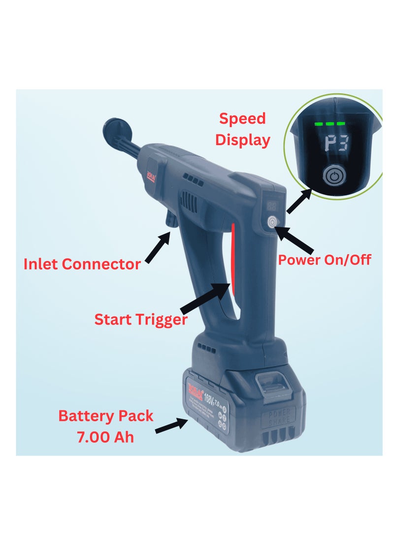 BONAI - 168Vf Total Cleaning Flexibility Cordless Portable Pressure Washer for Car Wash and Glass Cleaning from Any Water Source - Image 1
