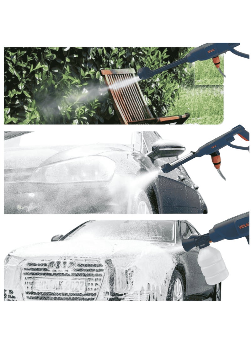 BONAI 168Vf Total Cleaning Flexibility Cordless Portable Pressure Washer for Car Wash and Glass Cleaning from Any Water Source  - Image 4