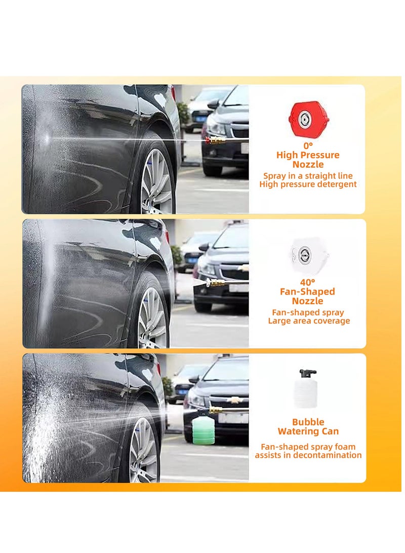 BONAI 88Vf Total Cleaning Flexibility Cordless Portable Pressure Washer for Car Wash and Glass Cleaning from Any Water Source  - Image 3