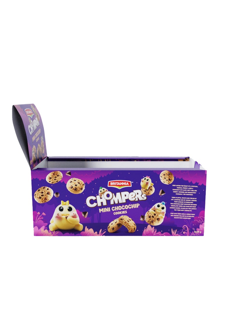 Britannia Chompers Chocochip 8 x 28g  - Image 2