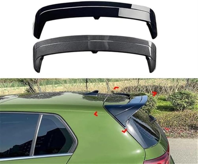 Vuzmode Gloss Black Car Spoiler for VW Golf MK8 - Image 2