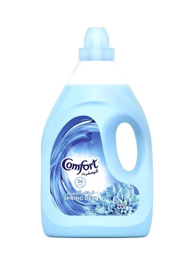 Comfort Concentrated Fabric Softener Spring Dew  Charm For Long Lasting Fragrance And Concentrated Lily Musk & Caramel 4L + 650ml - Image 3