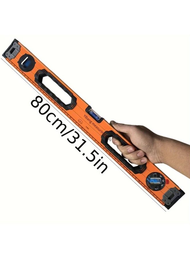 Shock Proof Aluminum Magnetic Level 11 81 Inch With Bubble Vials For Angling - Image 4