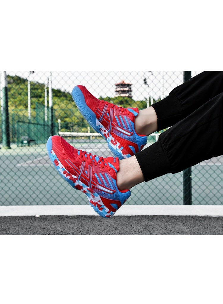 NIBEMINENT أحذية كرة الطائرة الاحترافية للرجال أحذية رياضية للجنسين قابلة للتنفس أحذية تخفيف الصدمات للنساء أحذية شبكية مقاومة للاهتراء - Image 2